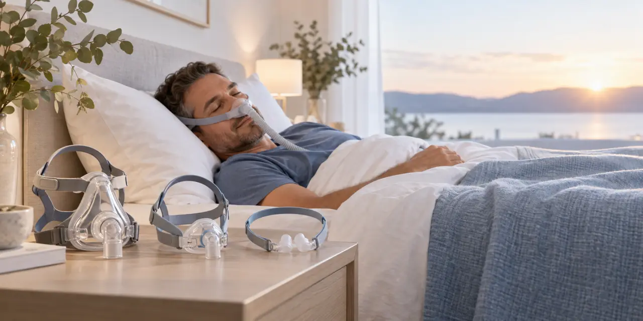 Masque d’apnée du sommeil : facial, nasal ou narinaire, lequel choisir ?